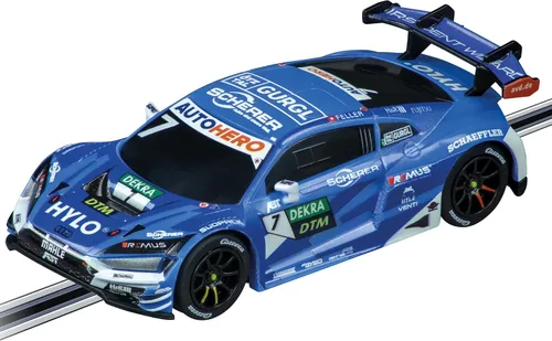 Vista 2 de Carrera 64227 Audi R8 LMS GT3 DTM Ricardo Feller No.7 Escala 1:43 Ranura analógica Coche Carreras Vehículo GO Slot Car Toy Race Track Sets