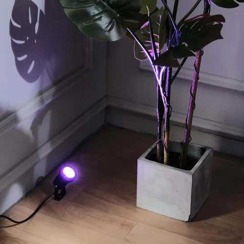 Vista 8 de Efavormart - Telón de fondo LED morado de 6 W, impermeable, para exteriores, con pico de tierra, para recepciones humildes y fiestas temáticas