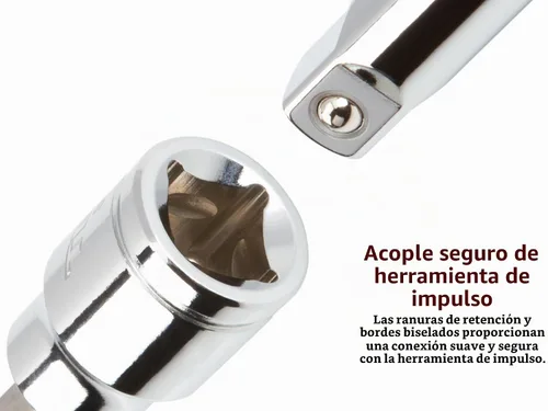Vista 4 de TEKTON 3/8 Pulgadas de unidad x 5 mm de largo Juego de llaves hexagonales SHB13404