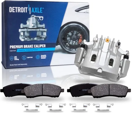 Vista 62 de Detroit Axle - Pastillas de freno para Avalanche Express Suburban Savana Yukon XL 1500 Chevy Tahoe GMC Cadillac Escalade, Pastillas de freno