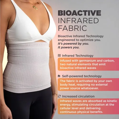 Vista 2 de Incrediwear Funda para el cuerpo: manga de apoyo de espalda para aliviar el dolor de espalda baja y apoyo lumbar, ayuda con la inflamación