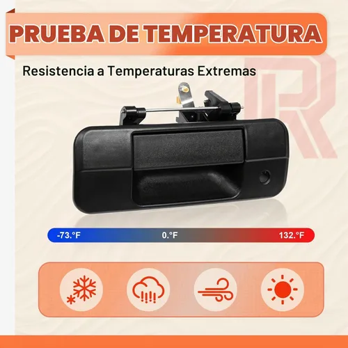 Vista 3 de Manija de puerta trasera mejorada para puerta trasera para Tundra 2007-2013