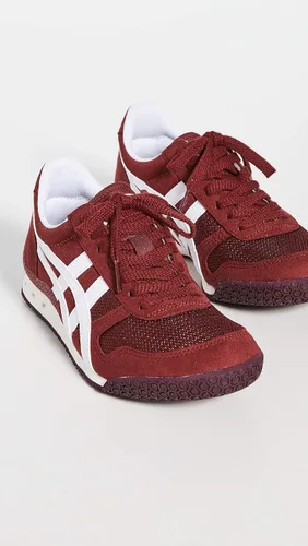 Vista 5 de Onitsuka Tiger - Zapatos Unisex Ultimate 81 1183A012 Jugo de remolacha/Blanco