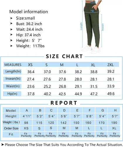 Vista 7 de THE GYM PEOPLE - Pantalones deportivos ajustados para mujer, ligeros, para entrenamiento, yoga, correr y descanso