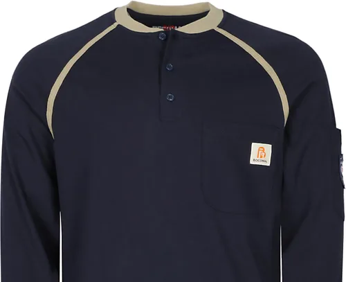 Vista 10 de BOCOMAL FR Shirts - Camisa ligera de 5.5 onzas de manga corta y resistente al fuego/ignífuga