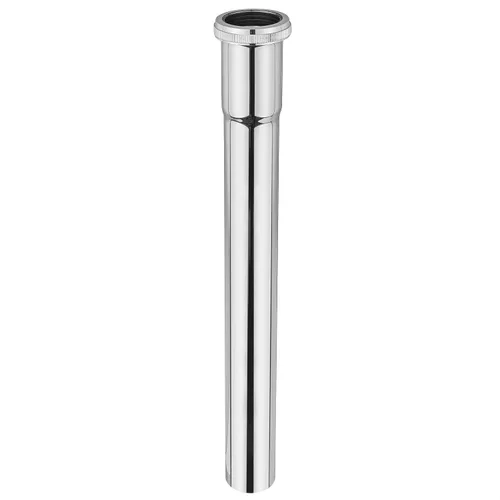 Vista 6 de Tubo de extensión de junta deslizante de latón de 1-1/4 de diámetro x 12 pulgadas, tubo de extensión resistente para desagüe de fregadero de baño