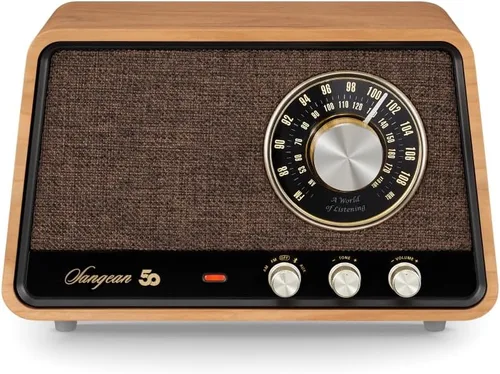 Vista 10 de Sangean HDR-19 HD Radio/AM/FM-RDS/Bluetooth/AUX Radio de gabinete de madera premium
