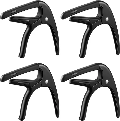 Vista 12 de Cejilla de guitarra para guitarra eléctrica acústica (negro Cpao)