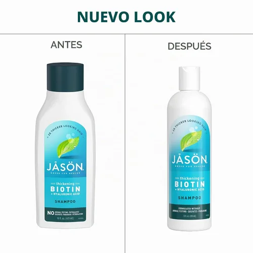 Vista 6 de Jason Champú de biotina espesante, 12 onzas