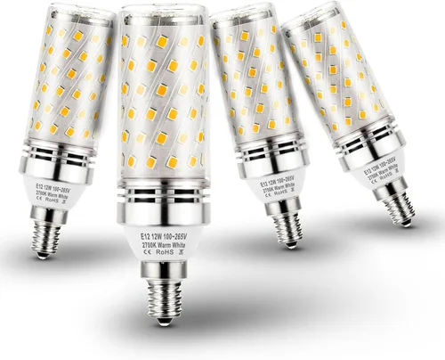 Vista 11 de Heifymi Reflector regulable E17 tipo base intermedia R14 de 6 W (equivalente a 60 vatios), blanco cálido 2700 K, 600 lúmenes, bombilla LED E17