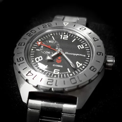 Vista 3 de Vostok Komandirskie 650539 GMT Reloj mecánico automático de buceo automático