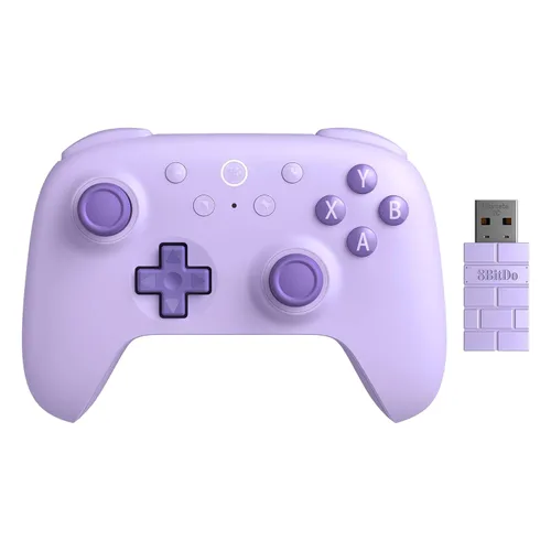 Vista 10 de AKNES 8Bitdo Ultimate 2C Wireless 2.4G Controller for Windows PC and Android, Gamepad with Hall Effect Joysticks and Hall Triggers, 1000Hz Polling