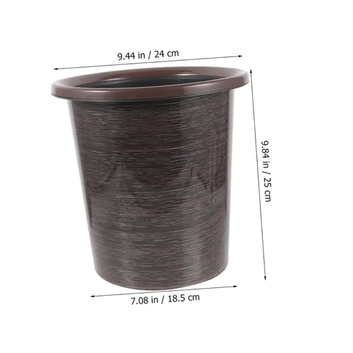 Vista 9 de Cabilock Cubo de basura de plástico para reciclaje, cubo de flores de café, cubo de basura de oficina, contenedores de plástico para llevar