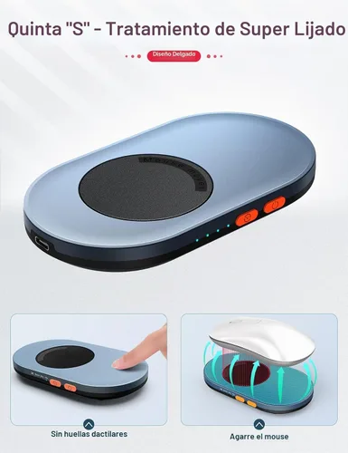 Vista 6 de Ratón mecánico indetectable, movedor de mouse ultradelgado, con temporizador de intervalo aleatorio, agitador de mouse sin conductor silenciosamente