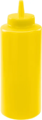 Vista 14 de Winco Juego de botellas exprimibles de 6 piezas, 8 onzas, color rojo, mediano