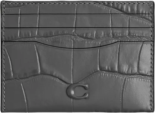Vista 6 de Estuche plano para tarjetas en piel natural de grano completo
