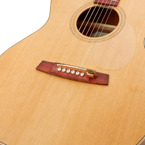 Vista 9 de KNA SG-1 Pastilla piezoeléctrica montada en puente para guitarra acústica, cuerda de acero, tono natural, país, folk, rock, ligero, desmontable