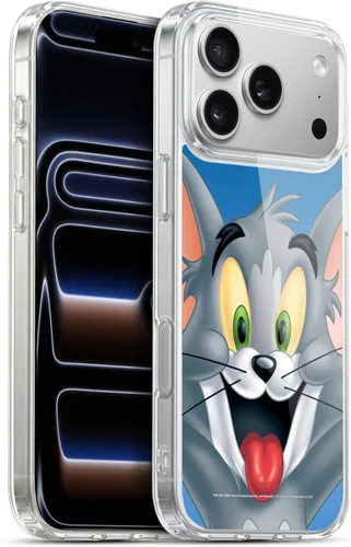 Vista 98 de Head Case Designs Funda de gel de cara completa con licencia oficial de Tom y Jerry Jerry [protección de grado militar] compatible con Apple iPhone