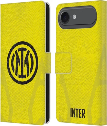 Vista 17 de Head Case Designs Officially Licensed Inter Milan Away 2025/26 Crest Kit Leather Wallet Case Compatible with Apple iPhone 11