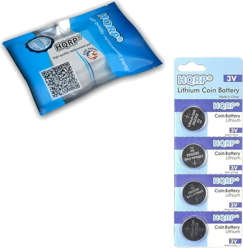 Vista 2 de HQRP Paquete de 50 pilas de litio CR2032 de 3 voltios CR2O32 CR2032L