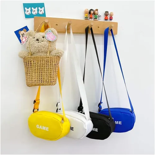 Vista 7 de Hiflyer Bolsa cruzada para niños, bolsa de hombro para niños, bolsa de nailon pequeña para niños, bolsa de viaje para niños, bolsas