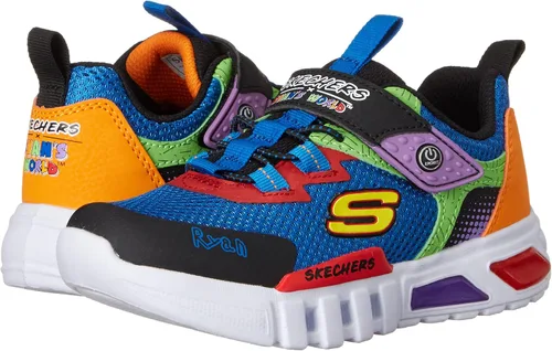 Vista 8 de Skechers Tenis unisex Flex-Glow-Flash-Fun para niños