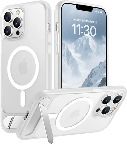 Vista 144 de Funda para iPhone 11 con compatibilidad magnética, [Soporte invisible incorporado][Compatible con MagSafe]