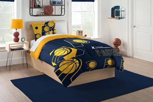 Vista 26 de Northwest NBA Unisex-Adult Comforter and Sham Set Golpe inverso