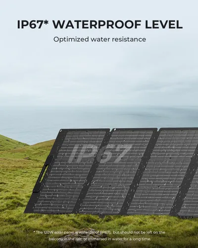 Vista 8 de Impermeable portátil de la eficacia alta IP67 del panel solar 23,4% de BLUETTI 100W