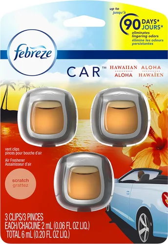 Vista 18 de Febreze AUTO - Clip de ventilación aromatizante para automóvil Ember, 0.07 onzas. Clip de ventilación para automóvil, paquete de 2 (EMBER)
