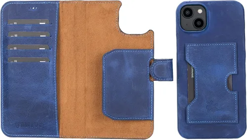 Vista 117 de Venito Florence - Funda de piel compatible con Samsung Galaxy S9, extra segura con bloqueo RFID, cartera desmontable para teléfono (gris decolorado)