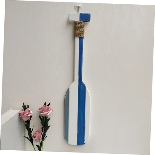 Vista 8 de 2 adornos náuticos de madera para decoración de pared de casa de playa, decoración de remo para interiores, decoración de paleta