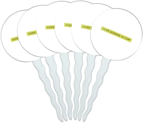 Vista 167 de Abilene Christian - Juego de 6 palillos para cupcakes con logotipo secundario