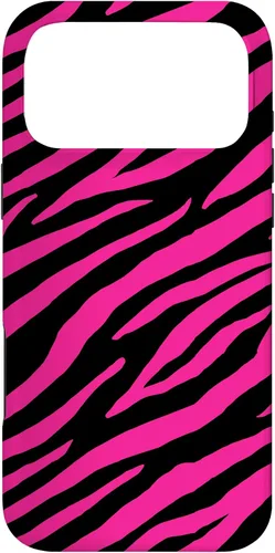 Vista 22 de Pink Black Zebra Stripes Pattern Design Women Girls Case for iPhone 17