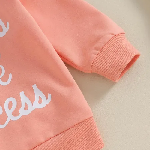 Vista 6 de Conjunto de sudadera con letras de leopardo para recién nacido, ropa de otoño e invierno