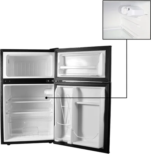 Vista 6 de Equator Advanced Appliances Conserv - Mini refrigerador compacto de acero inoxidable de 19 pulgadas, 2 puertas, 3cf, puerta reversible, 110 V