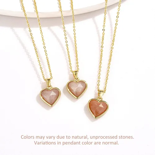 Vista 7 de KissYan Healing Crystal Necklace, 14K Gold Plated Natural Energy Stone Pendant Necklace Reiki Quartz Amethyst Citrine Gemstone Spiritual Jewelry