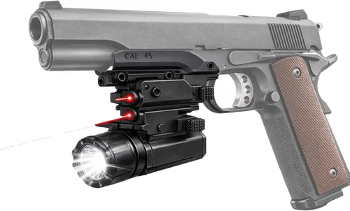 Vista 5 de Gotical M1911 Picatinny Rail Mount for Hunting Shooting Adaptador de riel 1911 Agarres fuertes (negro)