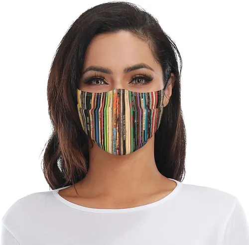 Vista 9 de BATATPE Máscara facial antipolvo para adultos, ajustable, protección solar y UV para hombres y mujeres con 2 filtros