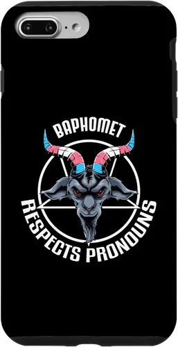 Vista 9 de Funda gótica para iPhone 14 Baphomet Devil