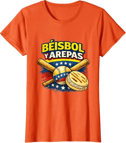Vista 45 de Camiseta Beisbol y Arepas Venezuelas Baseball Pride Team 2026