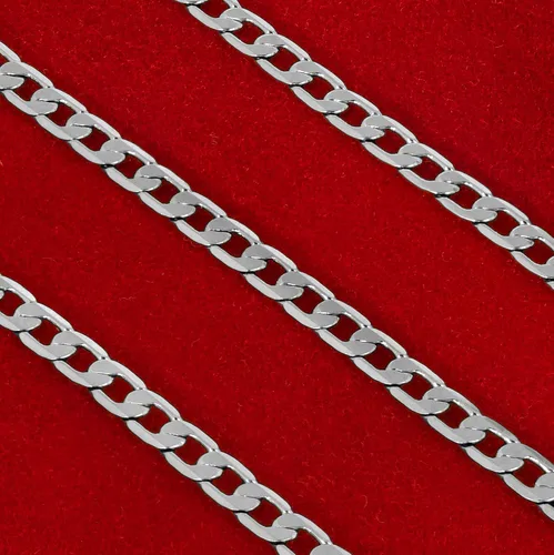 Vista 8 de LIFETIME JEWELRY Collares biselados de cadena de eslabones cubanos chapados en oro real de 24 quilates (0.118 in, 0.236 in y 0.374 in), Chapado