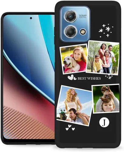 Vista 56 de Funda personalizada para Motorola Moto G Stylus 2020 con nombre de foto, texto y foto, GStylus personalizado -20 funda suave y fina (negro) de 6.4