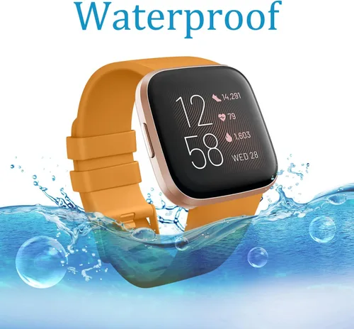 Vista 6 de Vancle Correa para Fitbit Versa - Pulsera deportiva de repuesto para mujeres y hombres