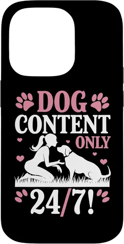 Vista 17 de Dog Content Only 24 7 Dog Mom Puppy Lover Hearts Case for iPhone 17