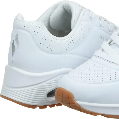 Vista 8 de Skechers Uno-Stand on Air tenis estilo urbano para mujer., Blanco, 8