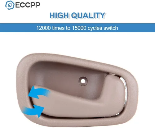 Vista 2 de ECCPP Manijas de puerta de repuesto para Toyota Corolla 1998-2002 beige (2 unidades)