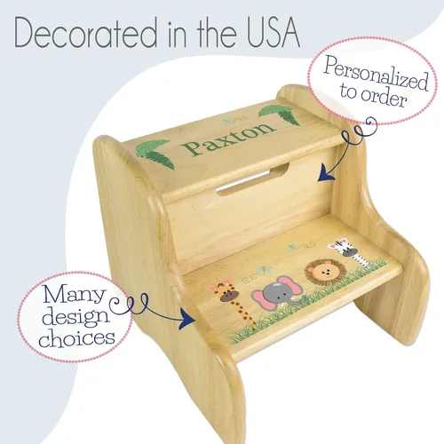 Vista 7 de Taburete personalizado de dos pasos Pony