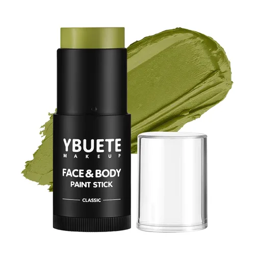 Vista 13 de YBUETE Palo de pintura a base de agua blanca para Halloween SFX Maquillaje Blanco