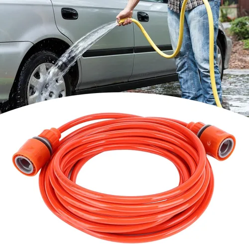 Vista 5 de Manguera de jardín de 6M, manguera flexible ligera sin torceduras, a prueba de heladas, manguera flexible a prueba de explosiones para jardín